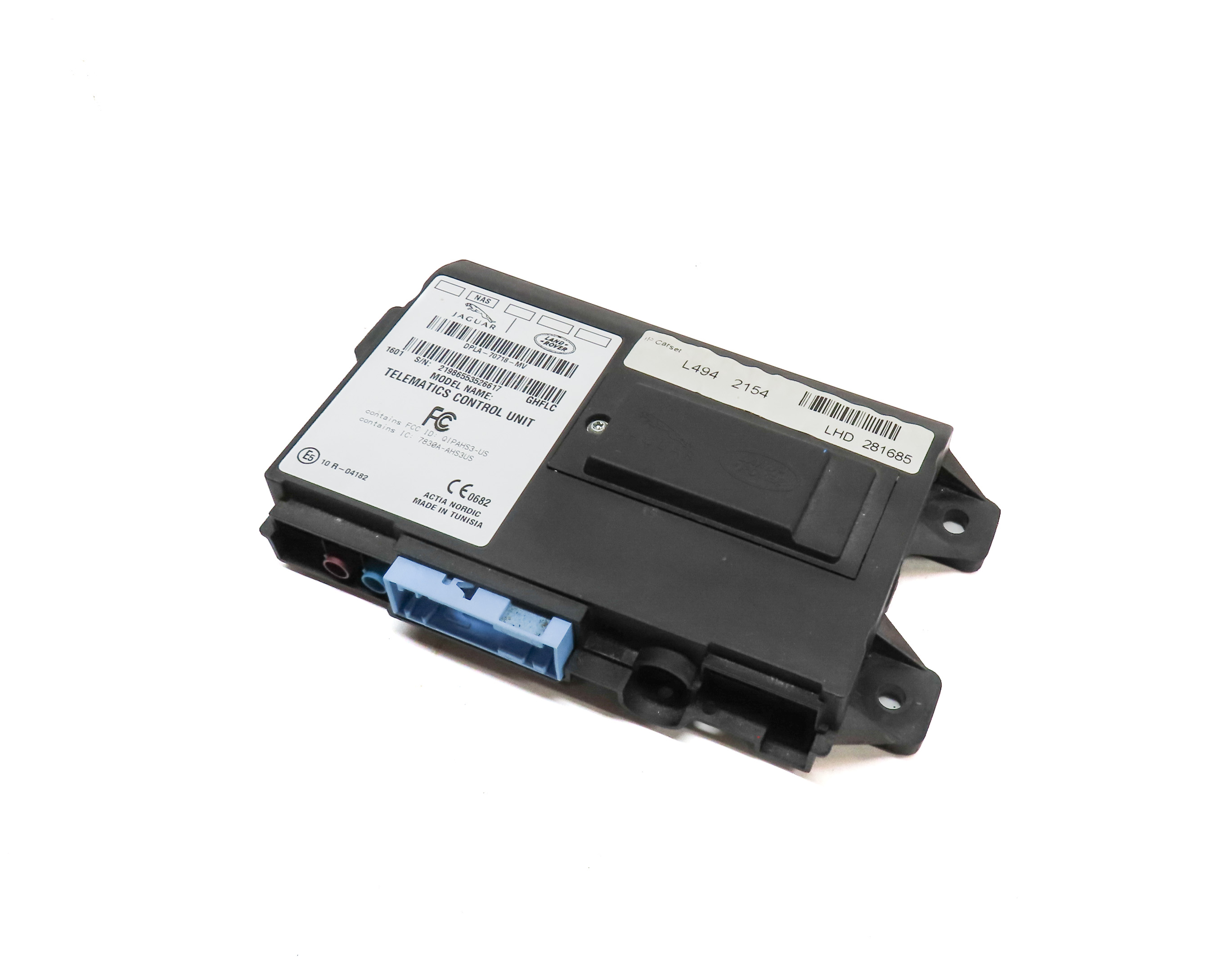 2016 RANGE ROVER SPORT (L494) TELEMATIC COMMUNICATION CONTROL MODULE — exact item pictured